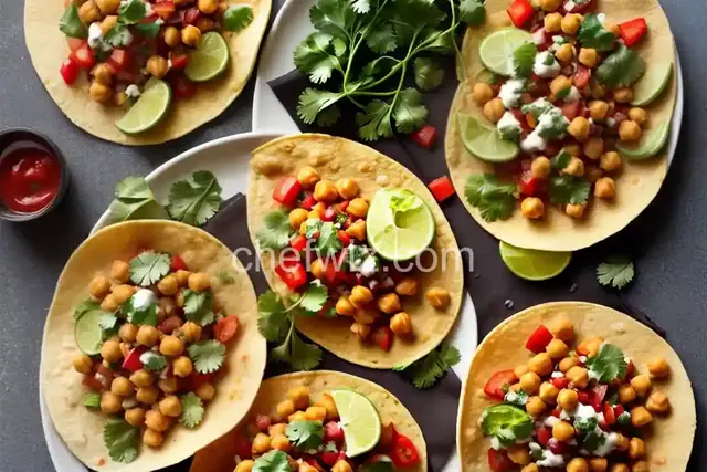 Vegetarian Chickpea Tacos