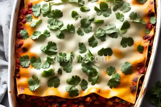 Vegetarian Mexican Lasagna
