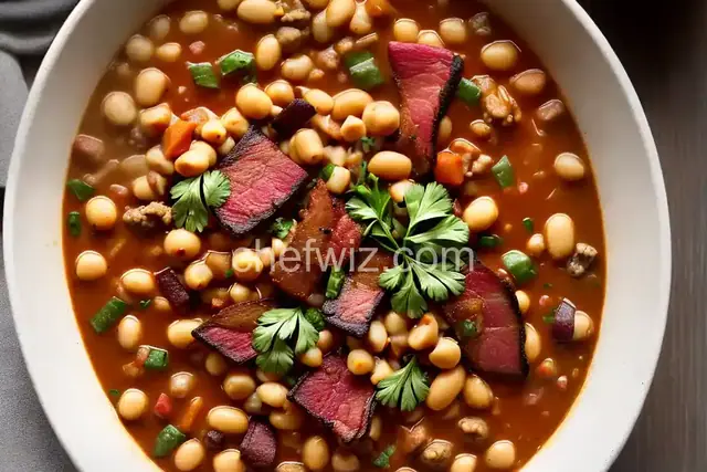 Venison-Bacon White Chili