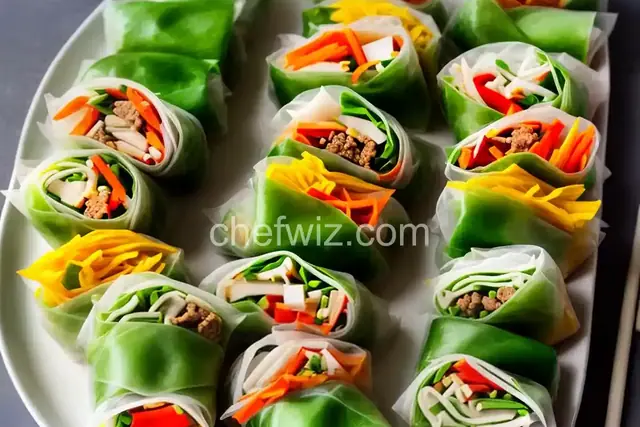 Vietnamese Fresh Spring Rolls