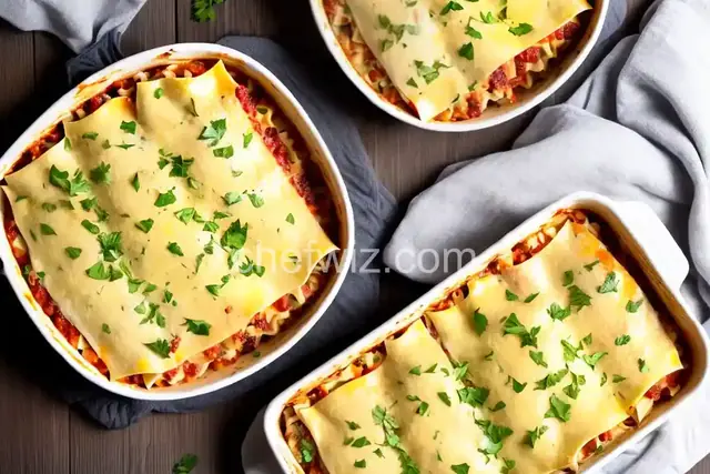 White Cheese Chicken Lasagna