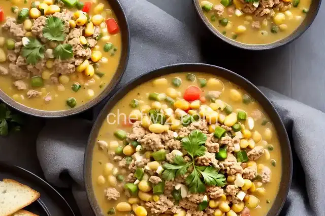 White Chili with Ground Turkey
