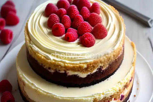 White Chocolate Raspberry Cheesecake