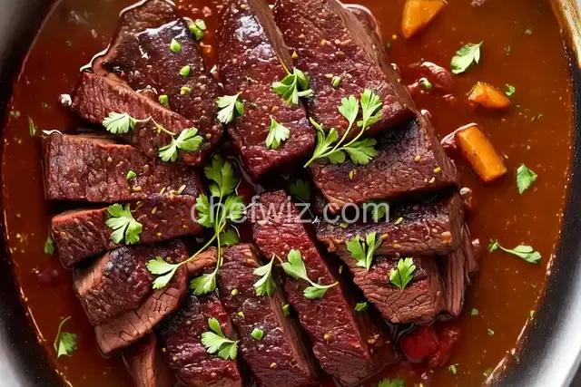 Wine-Braised Beef Brisket