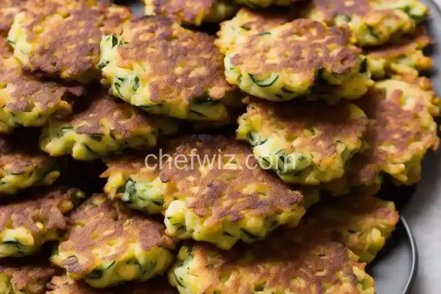 Zucchini Fritters