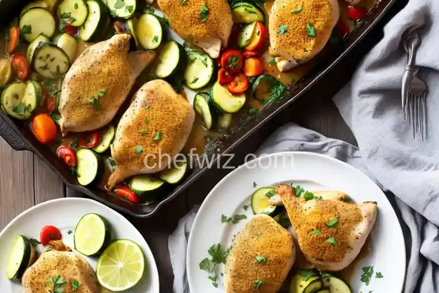 Zucchini Stuffed Chicken