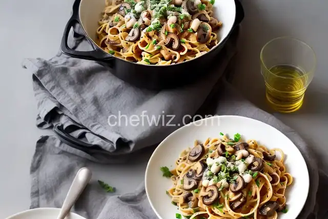 10-Minute Mushroom Carbonara