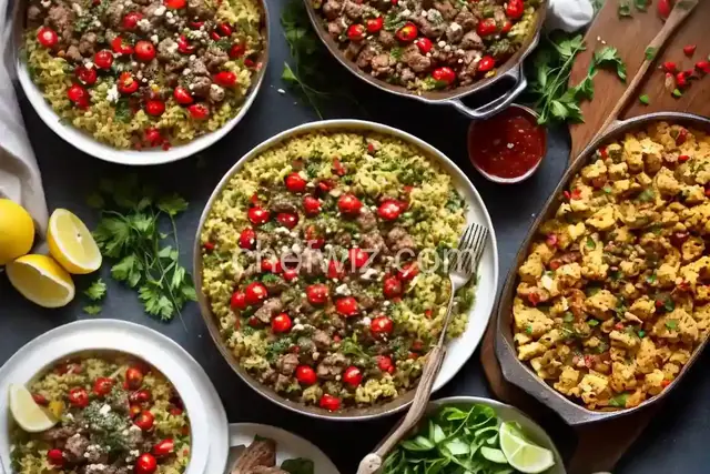 16-Minute Greek Feast To Go
