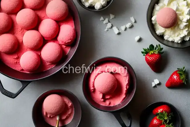 2-Ingredient Strawberry Sorbet
