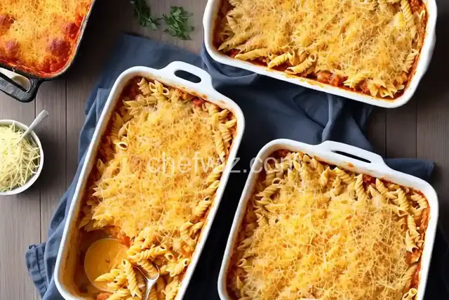 3-Cheese Pasta Bake