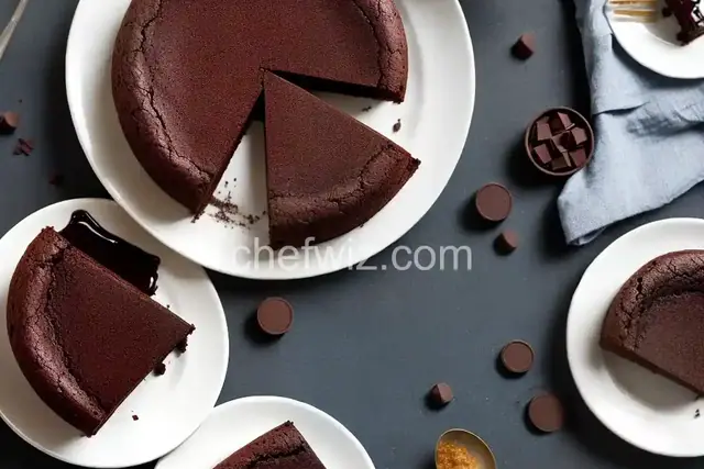 3-Ingredient Flourless Chocolate Cake