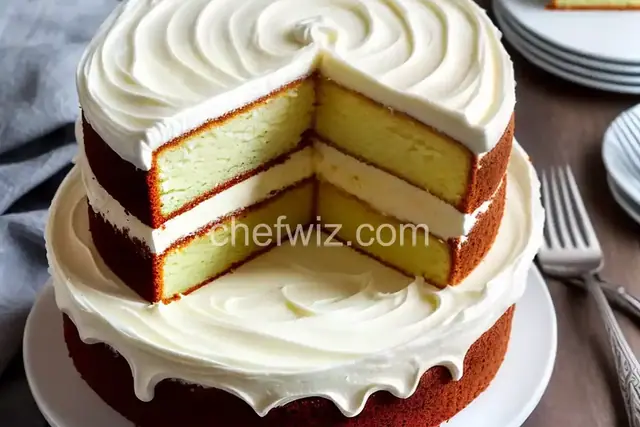 3-Layer Sour Cream Cake with Cream Cheese Frosting