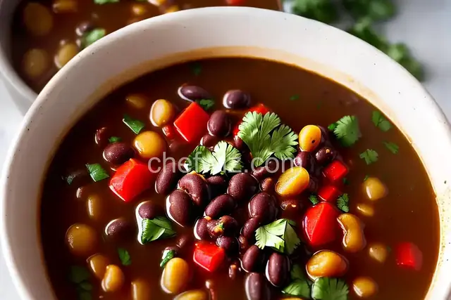 30-Minute Black Bean Soup Recipe