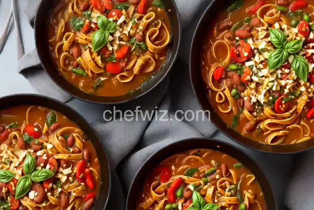 30-Minute Pasta and Kidney Bean Soup (Pasta Fazool) Recipe