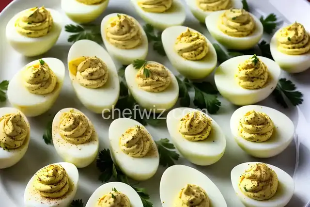4-Pepper Deviled Eggs