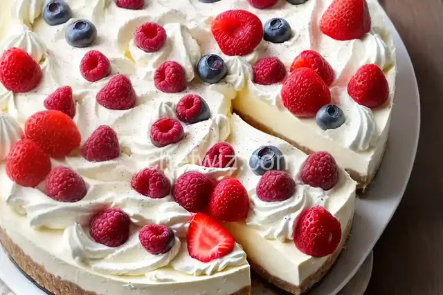 5-Ingredient No-Bake Cheesecake