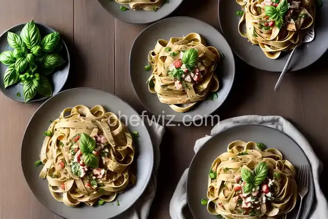 A Farewell to Basil Fettuccine