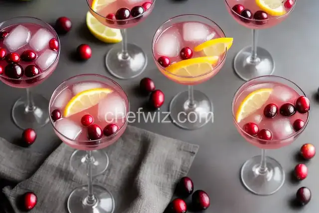 A Minnesota Good-Bye (Cranberry French 75) Recipe