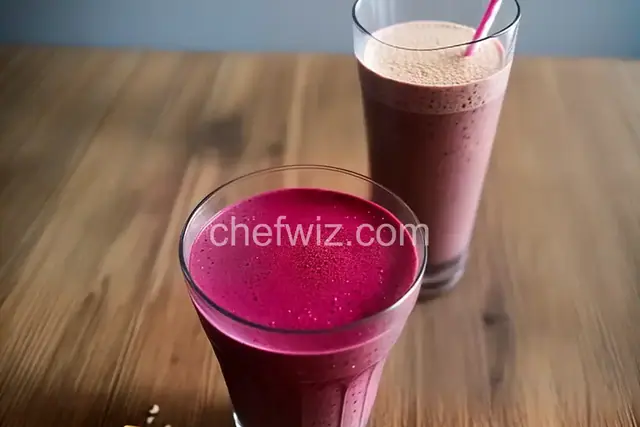 Acai-Peanut Protein Shake
