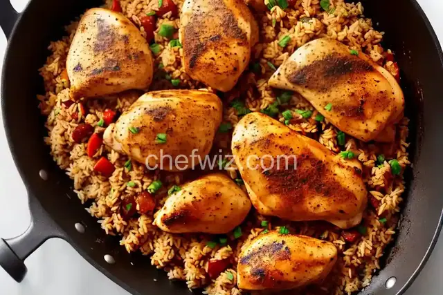 Adobo Seasoned Chicken and Rice