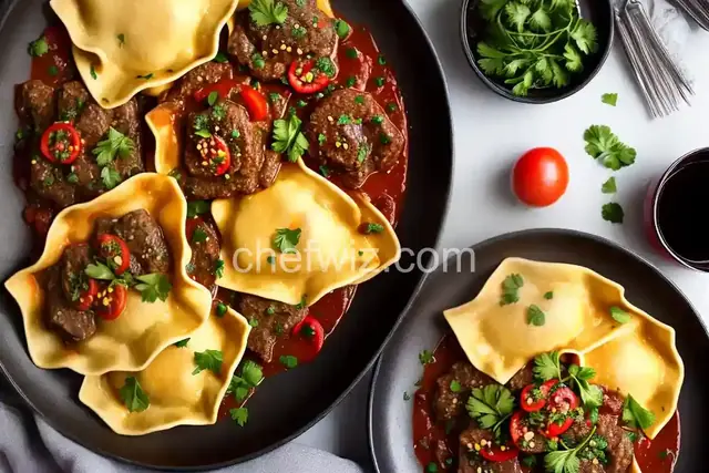 Afghan Beef Raviolis (Mantwo)