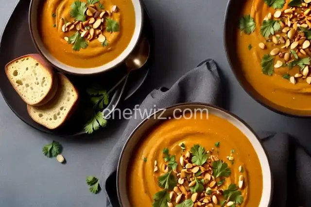 African Sweet Potato and Peanut Soup