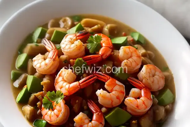 Agua Chile - shrimp in chile
