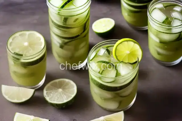 Agua Fresca de Pepino (Cucumber Limeade)