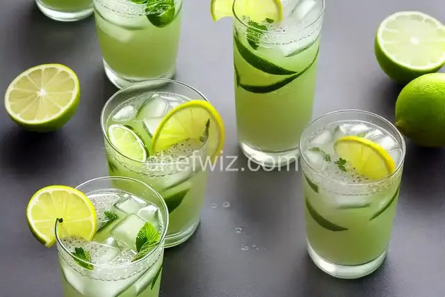 Agua de Limón con Chía (Limeade With Chia Seeds)