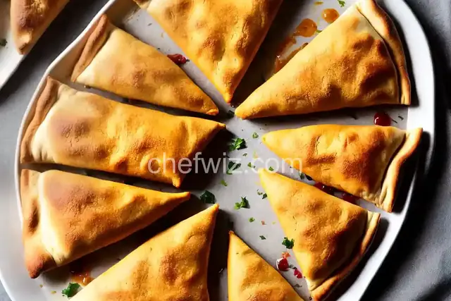 Air-Fried Chicken Calzone