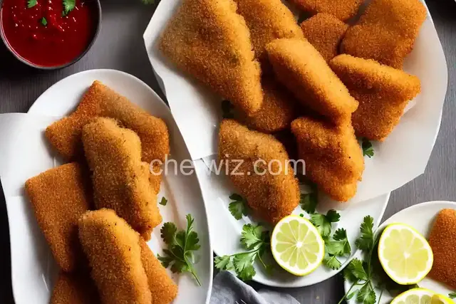 Air-Fried Crumbed Fish