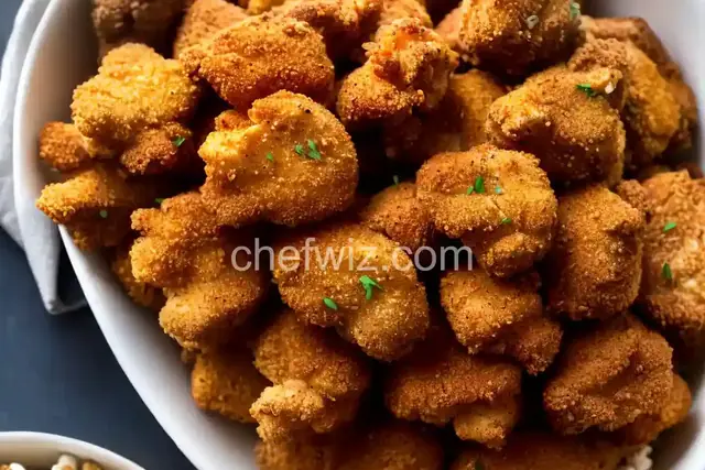Air-Fried Popcorn Chicken Gizzards