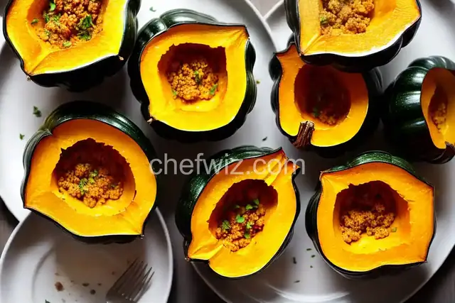 Air Fryer Acorn Squash with Brown Butter