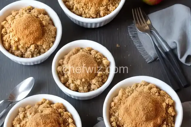 Air Fryer Apple Crumble