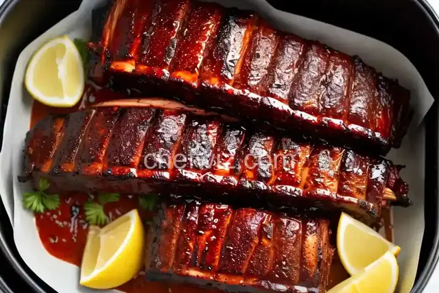 Air Fryer BBQ Baby Back Ribs