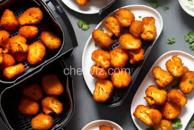 Air Fryer Buffalo Cauliflower Bites