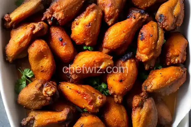 Air Fryer Buffalo Mushroom "Wings"