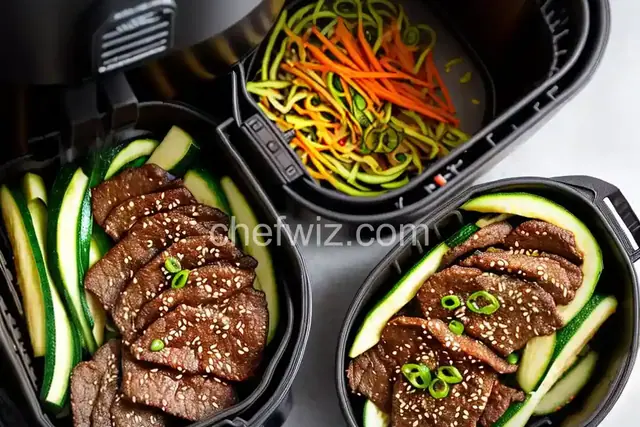 Air Fryer Bulgogi with Zucchini