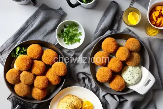 Air Fryer Chicken Kiev Balls