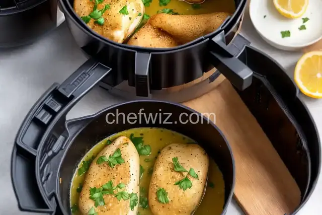 Air Fryer Chicken Piccata