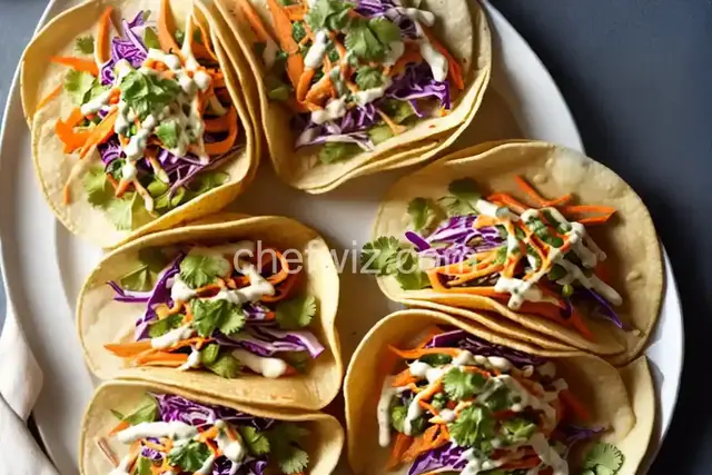 Air Fryer Crispy Fish Tacos with Slaw