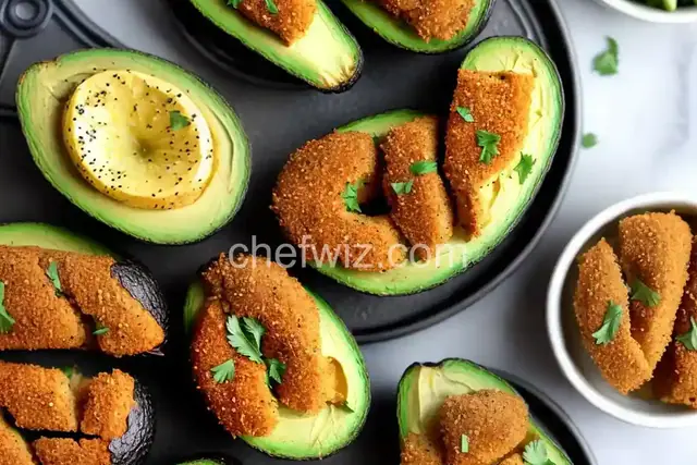 Air Fryer Everything Bagel Avocado Fries