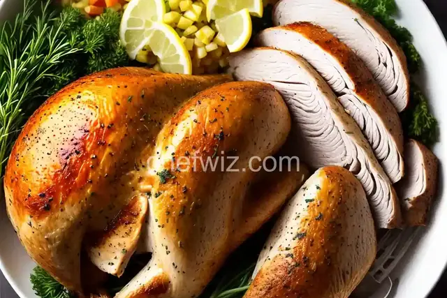Air Fryer Garlic Herb Turkey Breast