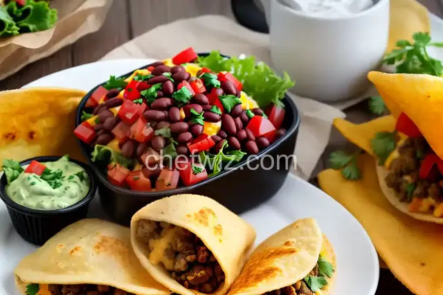 Air Fryer Mini Bean and Cheese Tacos