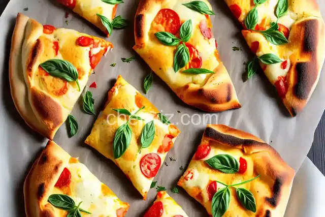 Air Fryer Mini Pizza Calzones