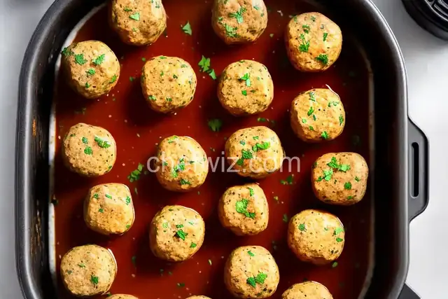 Air Fryer Mini Swedish Meatballs