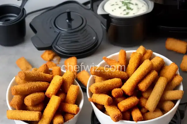 Air Fryer Mozzarella Sticks
