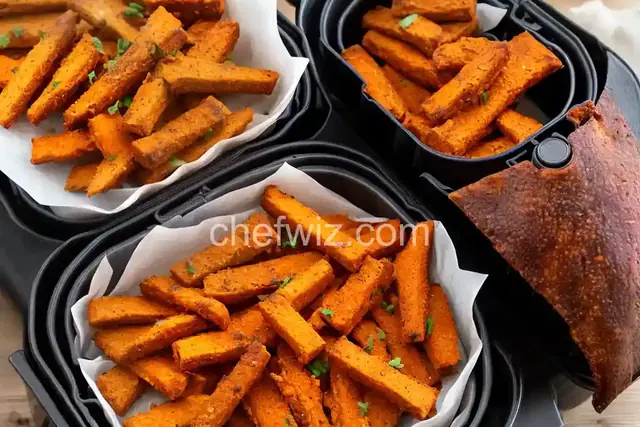 Air Fryer Oven Buffalo Chicken Jerky Sticks