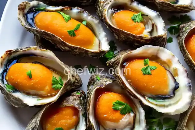 Air Fryer Oysters on the Half Shell