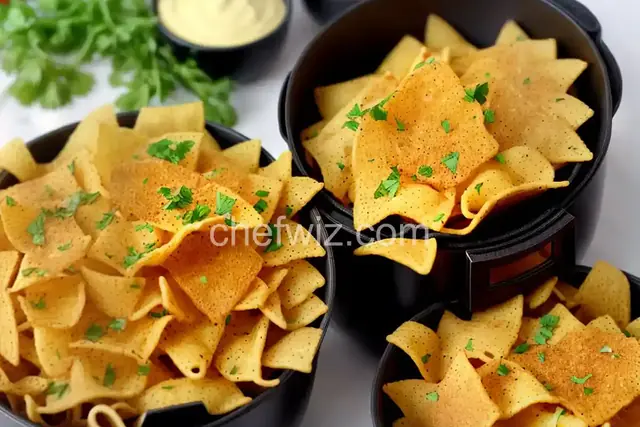 Air Fryer Pasta Chips